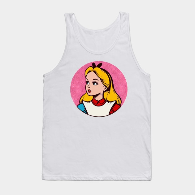 alice in pink Tank Top by Anthony88